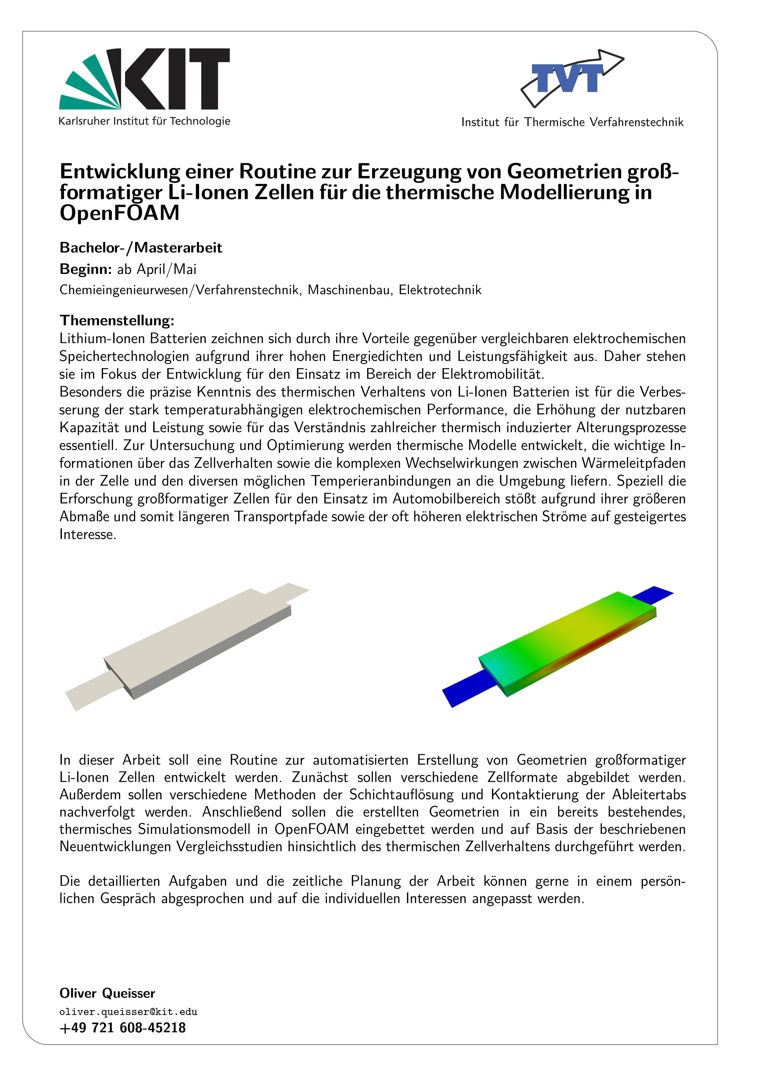 KIT - Institute Of Thermal Process EngineeringTeam - Entwicklung ...